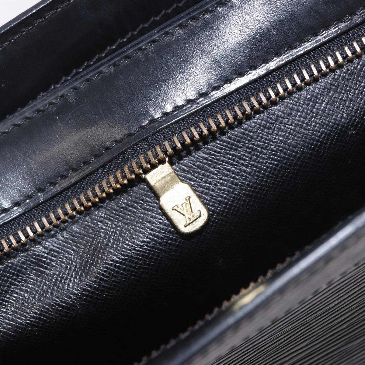 LOUIS VUITTON Epi Angian Shoulder Bag 2way Black M52112 LV Auth hk3850