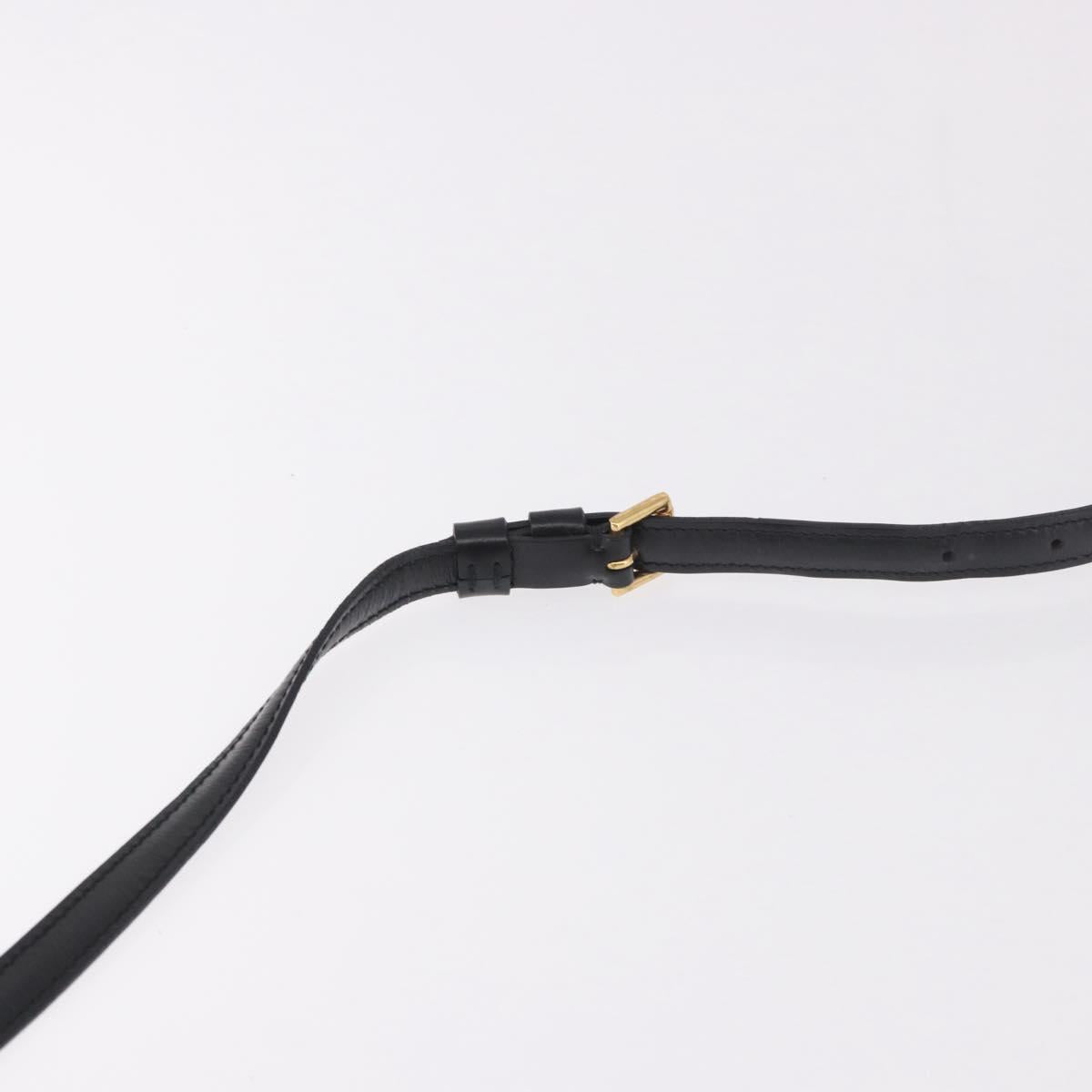 LOUIS VUITTON Epi Angian Shoulder Bag 2way Black M52112 LV Auth hk3850