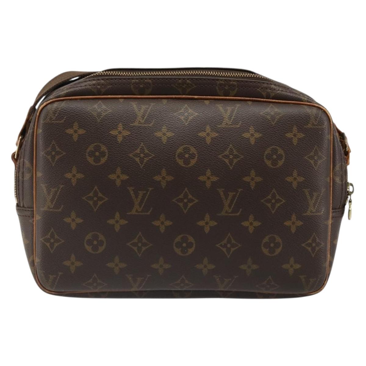 LOUIS VUITTON Monogram Reporter PM Shoulder Bag M45254 LV Auth hk3853