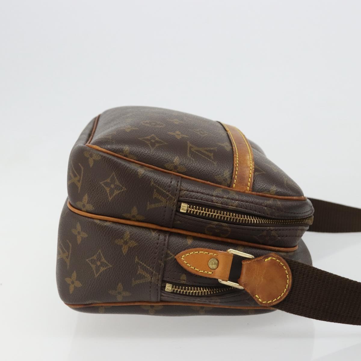 LOUIS VUITTON Monogram Reporter PM Shoulder Bag M45254 LV Auth hk3853