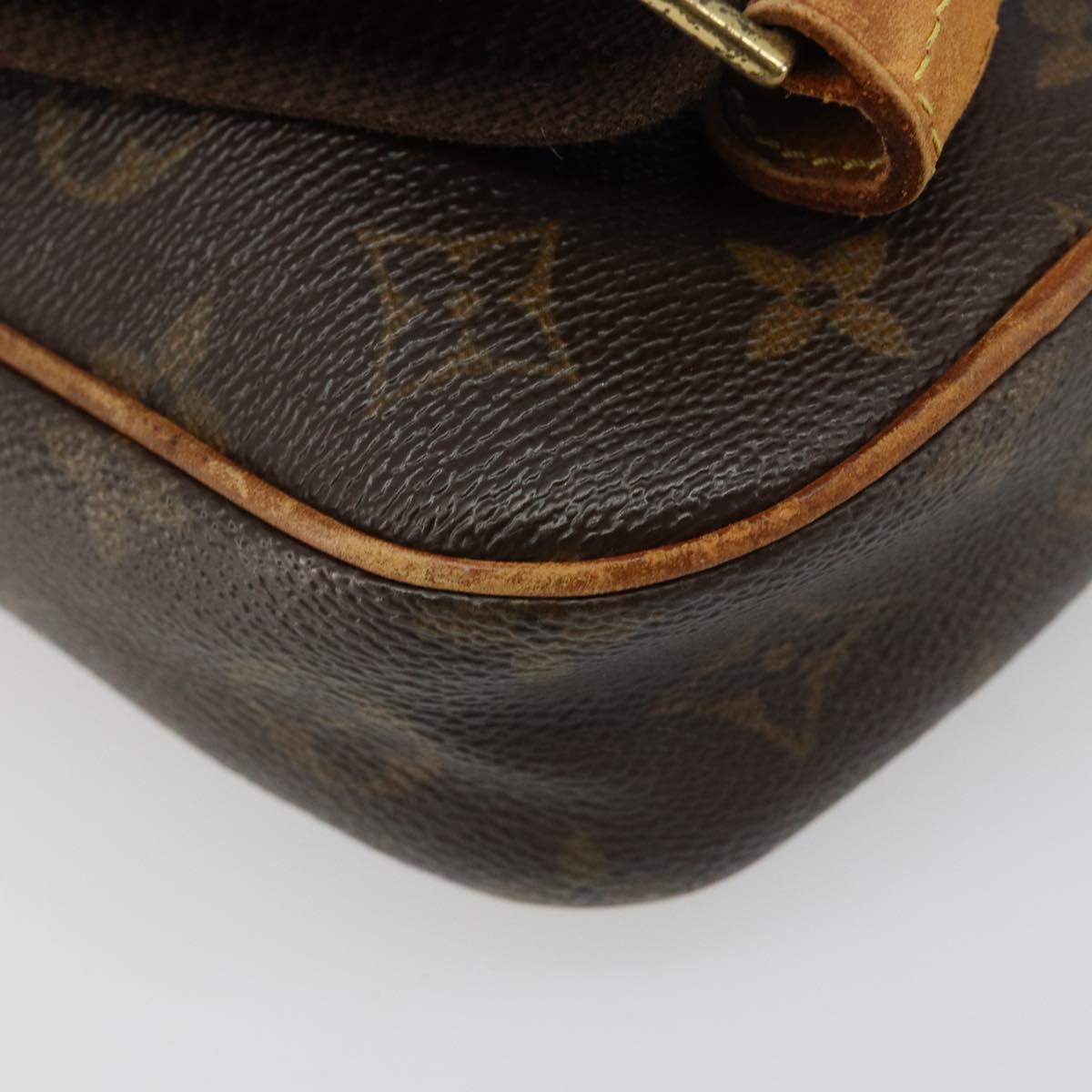 LOUIS VUITTON Monogram Pochette Gange Shoulder Bag M51870 LV Auth hk3855