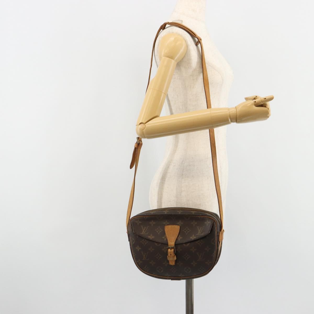 LOUIS VUITTON Monogram Jeune Fille MM Shoulder Bag M51226 LV Auth hk3856