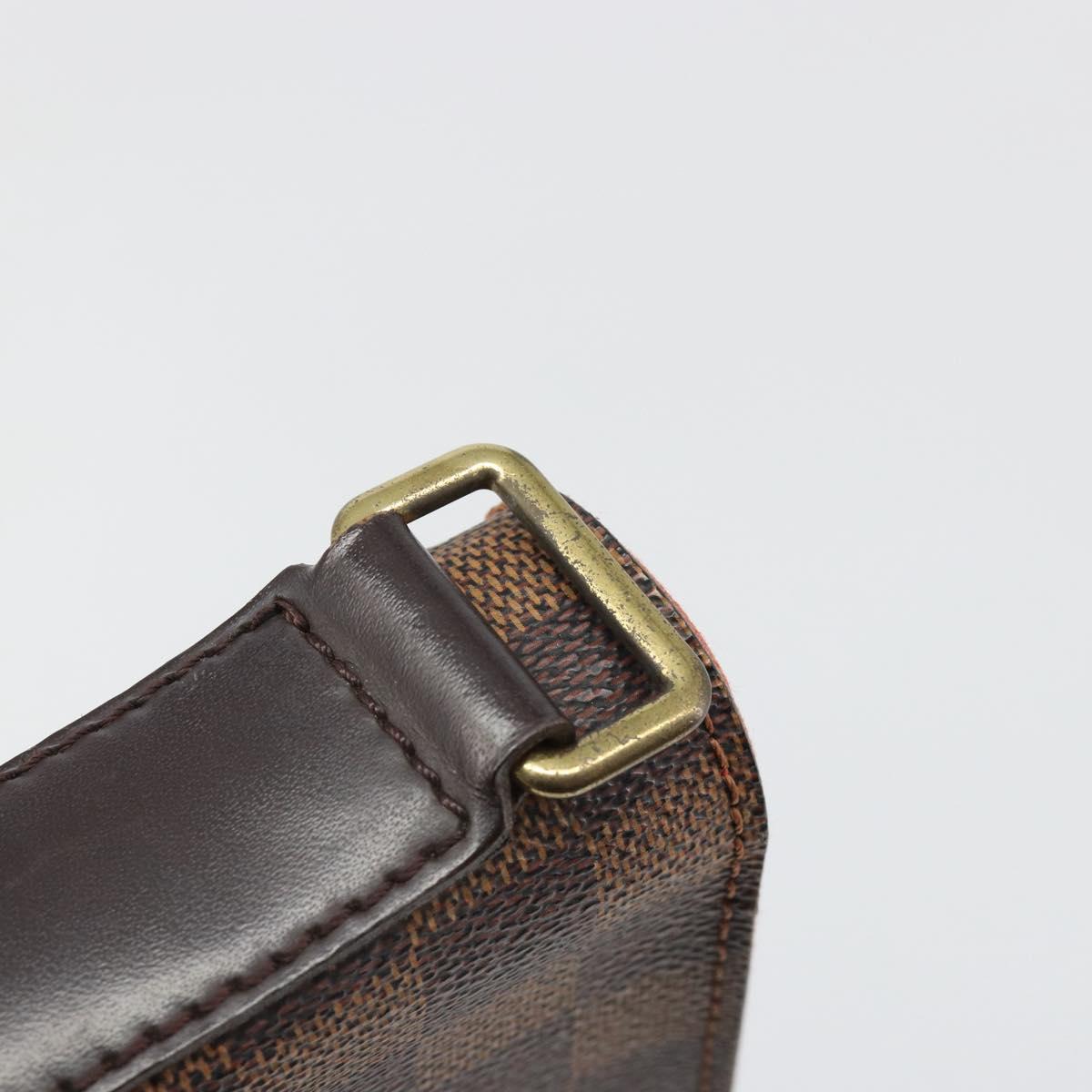 LOUIS VUITTON Damier Ebene Portello Shoulder Bag N45271 LV Auth hk3859