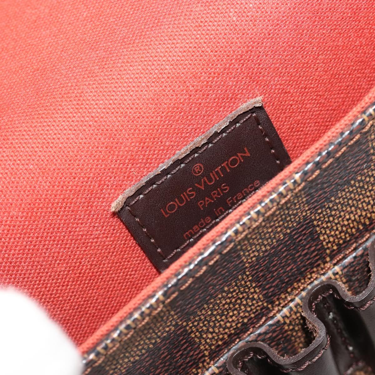 LOUIS VUITTON Damier Ebene Portello Shoulder Bag N45271 LV Auth hk3859