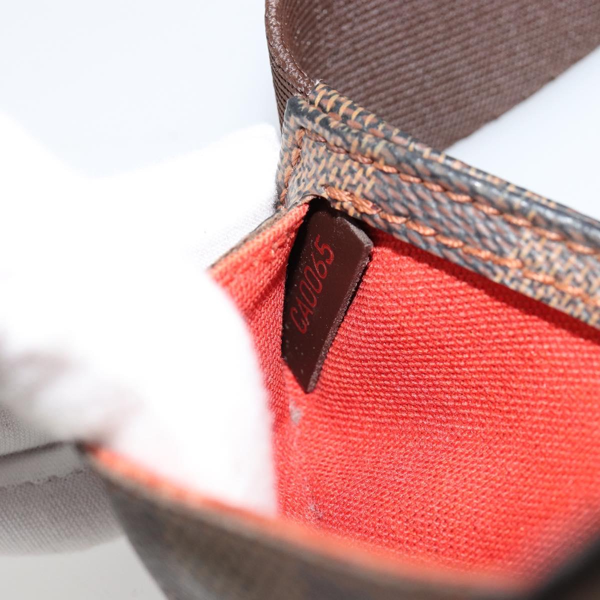 LOUIS VUITTON Damier Ebene Geronimos Shoulder Bag N51994 LV Auth hk3860