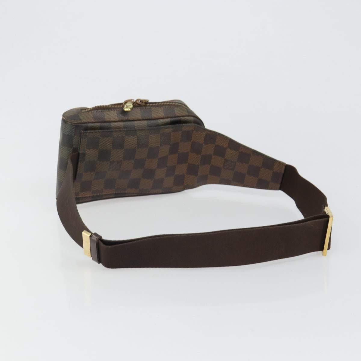 LOUIS VUITTON Damier Ebene Geronimos Shoulder Bag N51994 LV Auth hk3860