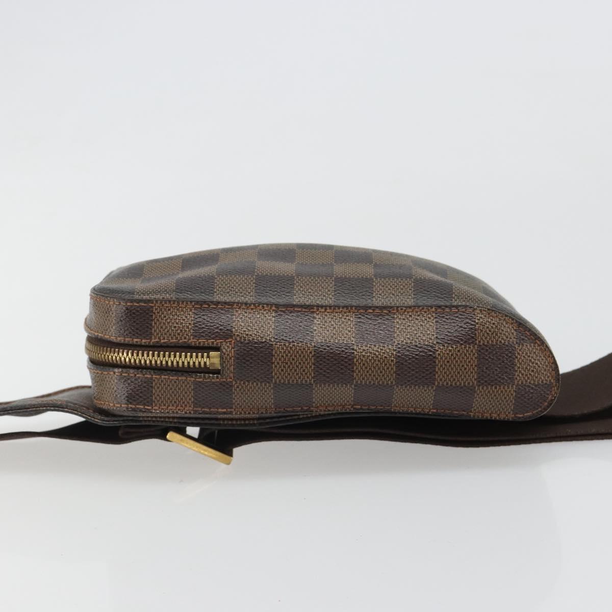 LOUIS VUITTON Damier Ebene Geronimos Shoulder Bag N51994 LV Auth hk3860