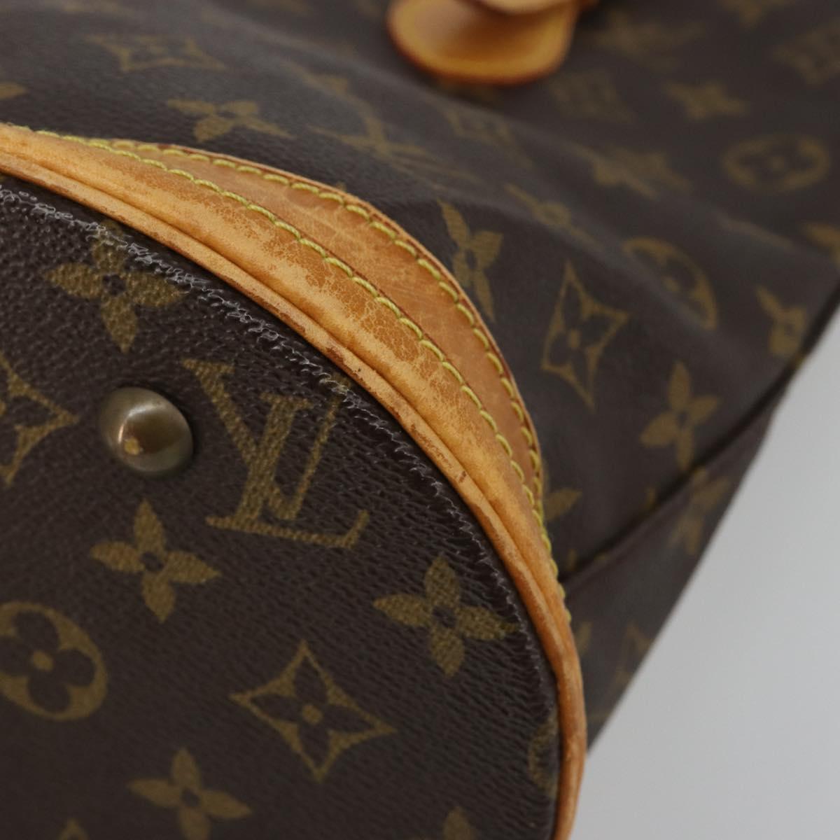 LOUIS VUITTON Monogram Bucket PM Shoulder Bag M42238 LV Auth hk3861