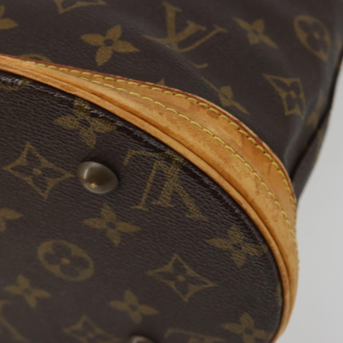 LOUIS VUITTON Monogram Bucket PM Shoulder Bag M42238 LV Auth hk3861
