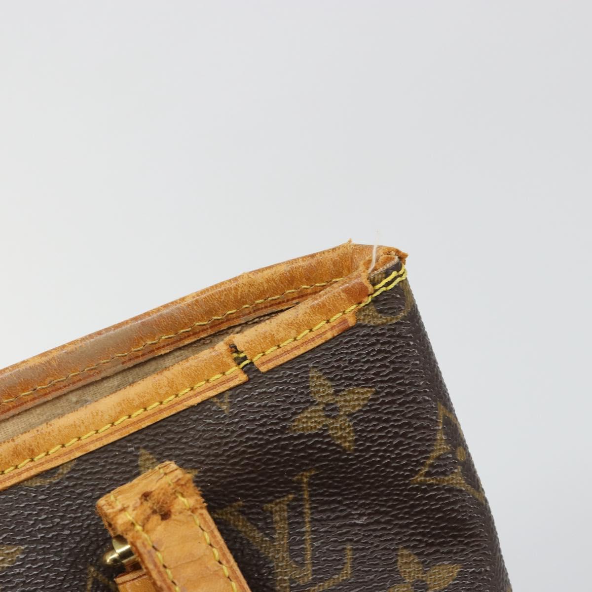 LOUIS VUITTON Monogram Bucket PM Shoulder Bag M42238 LV Auth hk3861