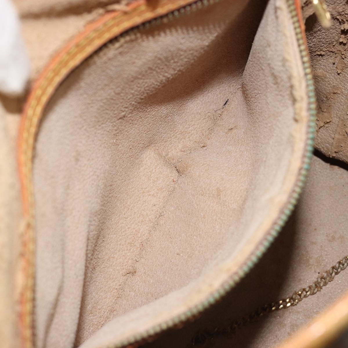LOUIS VUITTON Monogram Bucket PM Shoulder Bag M42238 LV Auth hk3861