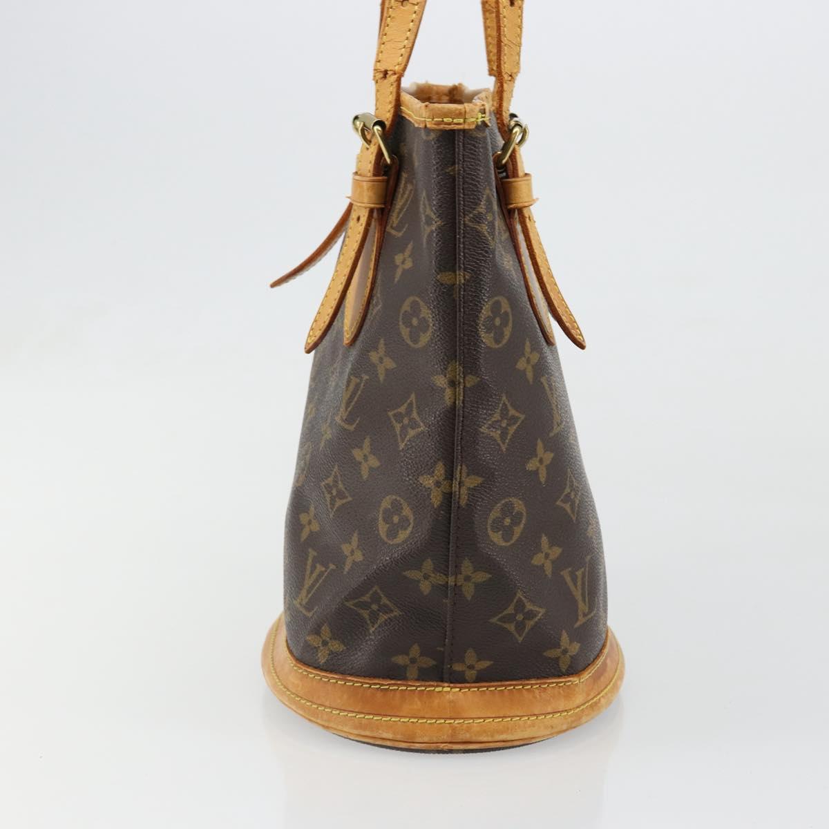 LOUIS VUITTON Monogram Bucket PM Shoulder Bag M42238 LV Auth hk3861