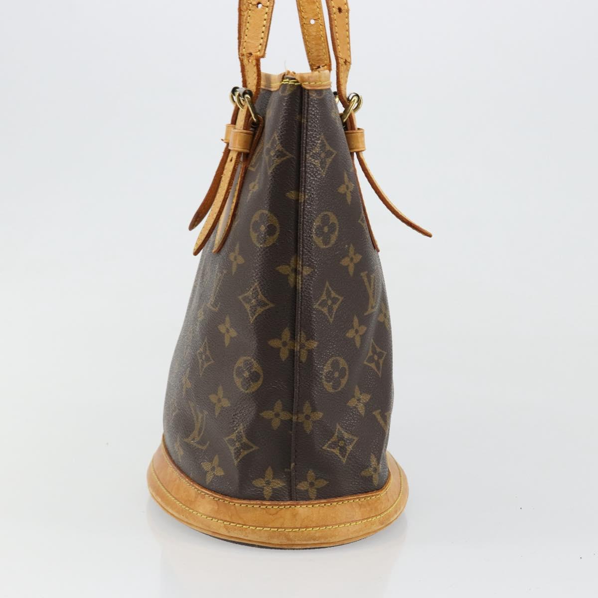 LOUIS VUITTON Monogram Bucket PM Shoulder Bag M42238 LV Auth hk3861