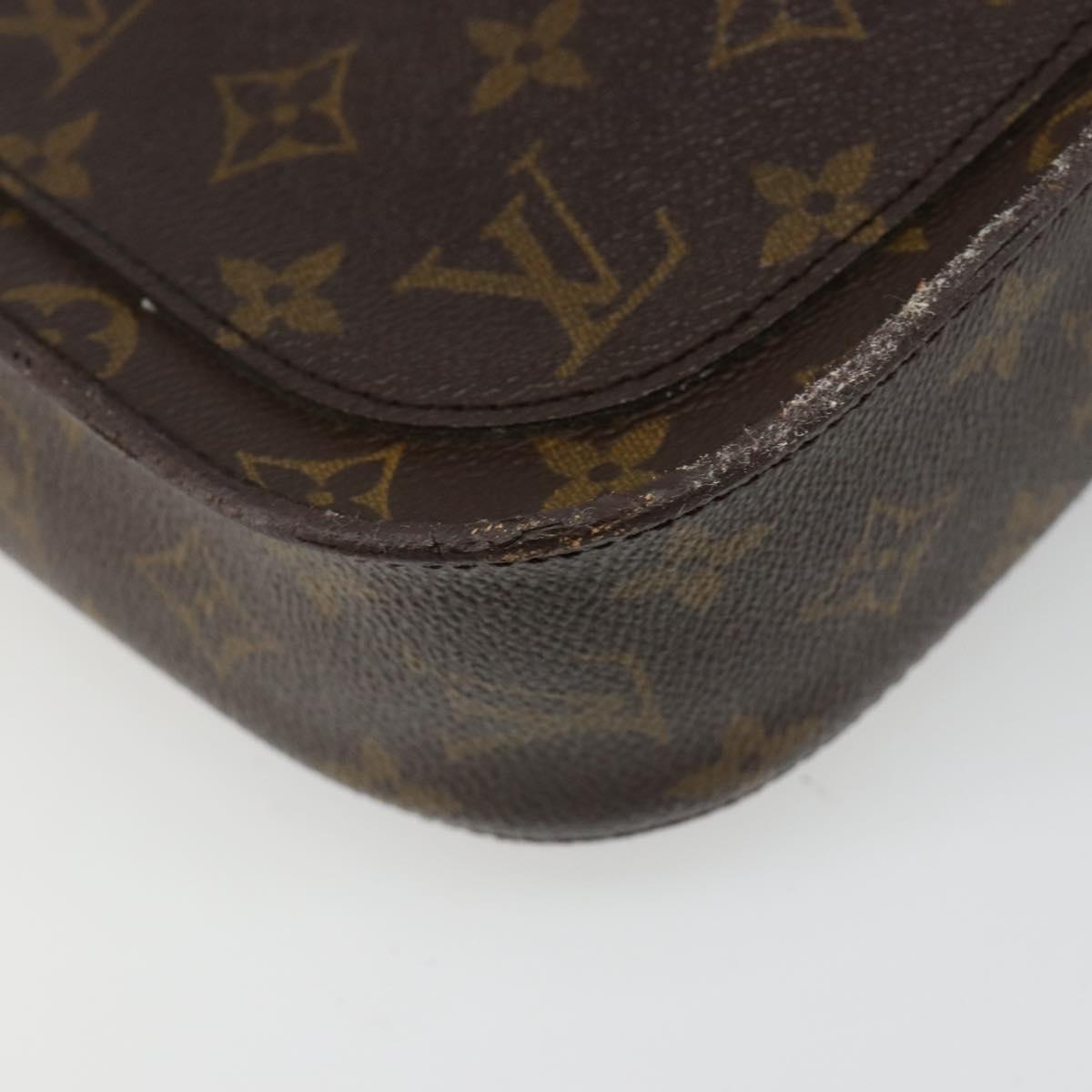 LOUIS VUITTON Monogram Saint Cloud GM Shoulder Bag M51242 LV Auth hk3862