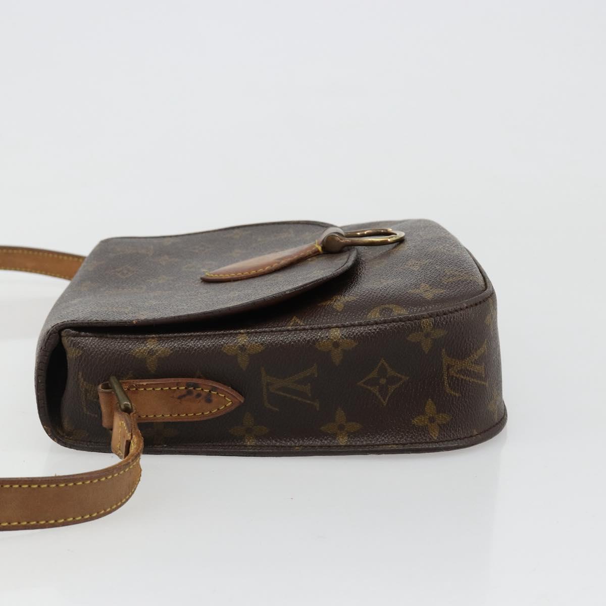 LOUIS VUITTON Monogram Saint Cloud GM Shoulder Bag M51242 LV Auth hk3862