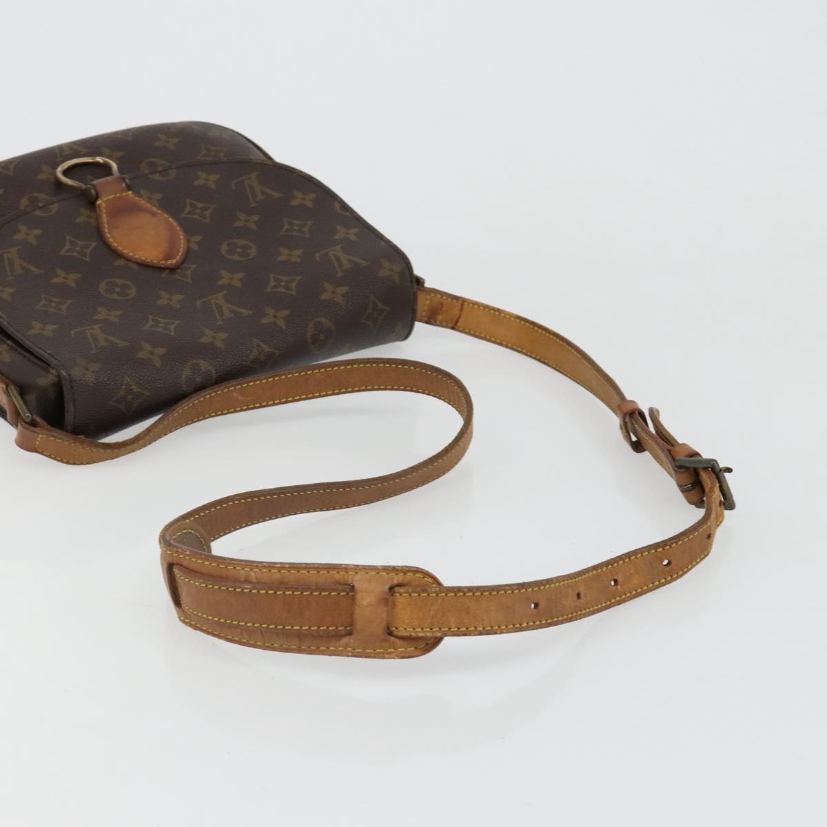 LOUIS VUITTON Monogram Saint Cloud GM Shoulder Bag M51242 LV Auth hk3862