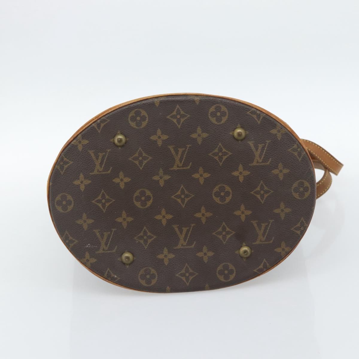 LOUIS VUITTON Monogram Bucket GM Shoulder Bag M42236 LV Auth hk3863