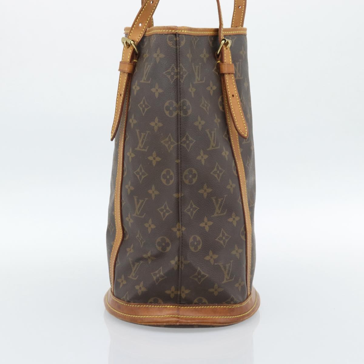 LOUIS VUITTON Monogram Bucket GM Shoulder Bag M42236 LV Auth hk3863