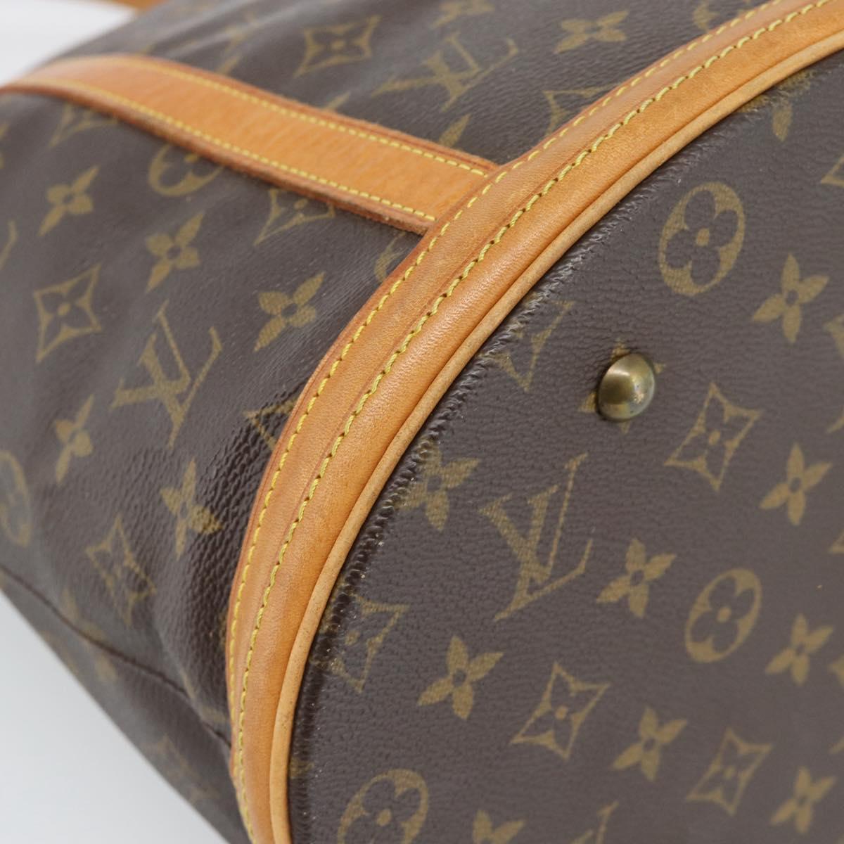 LOUIS VUITTON Monogram Bucket GM Shoulder Bag M42236 LV Auth hk3864