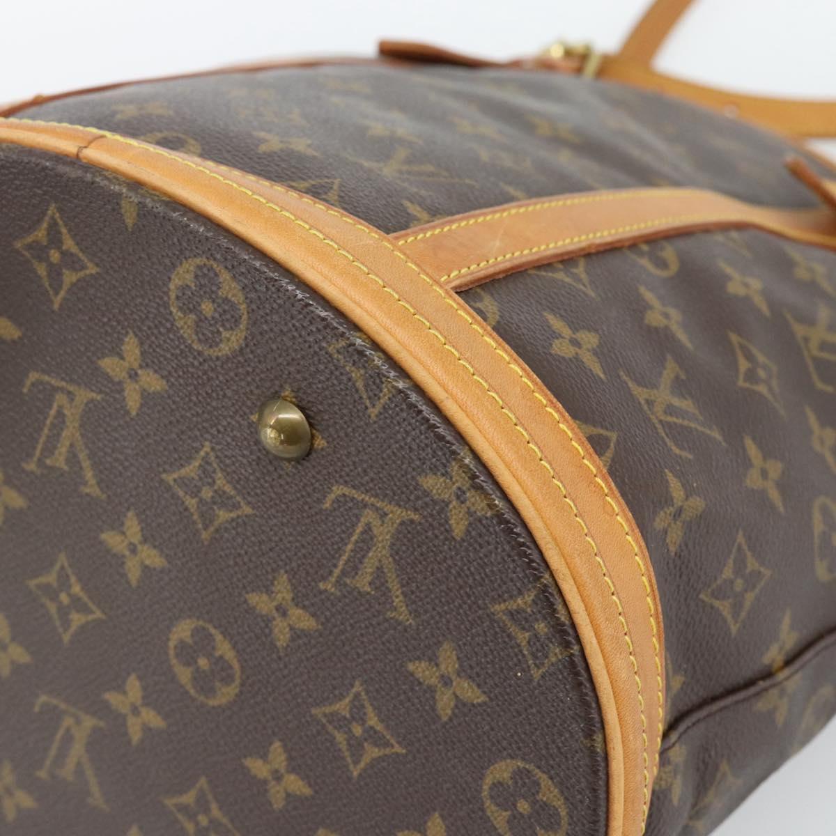 LOUIS VUITTON Monogram Bucket GM Shoulder Bag M42236 LV Auth hk3864