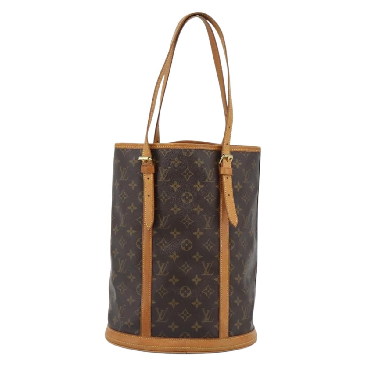 LOUIS VUITTON Monogram Bucket GM Shoulder Bag M42236 LV Auth hk3864
