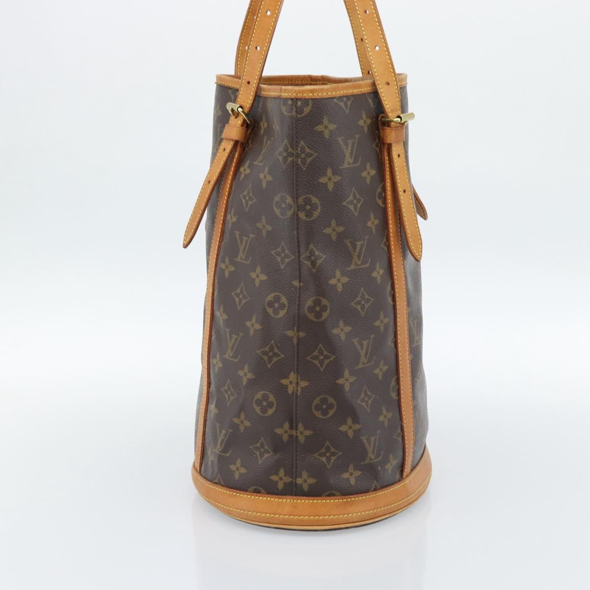 LOUIS VUITTON Monogram Bucket GM Shoulder Bag M42236 LV Auth hk3864