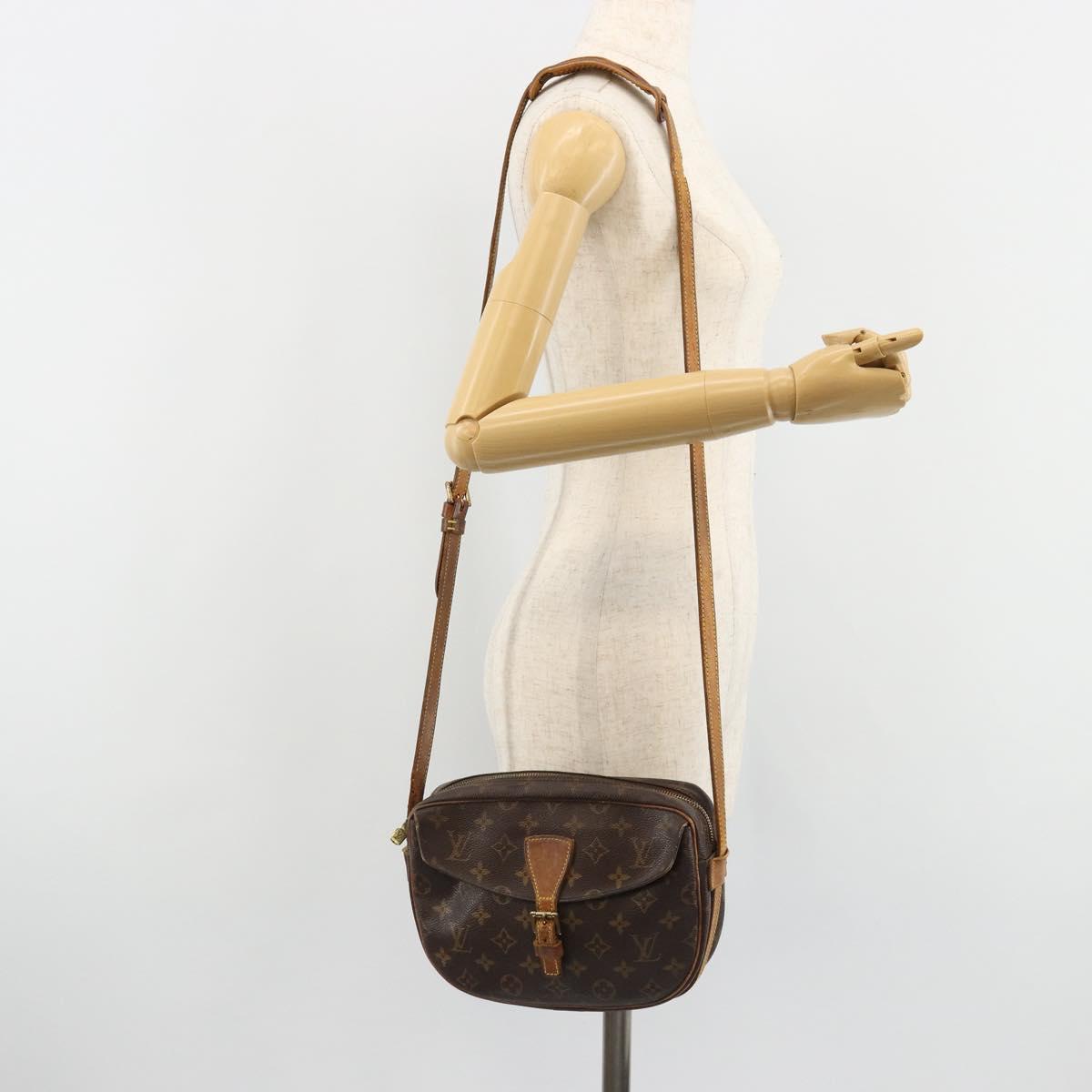 LOUIS VUITTON Monogram Jeune Fille MM Shoulder Bag M51226 LV Auth hk3865