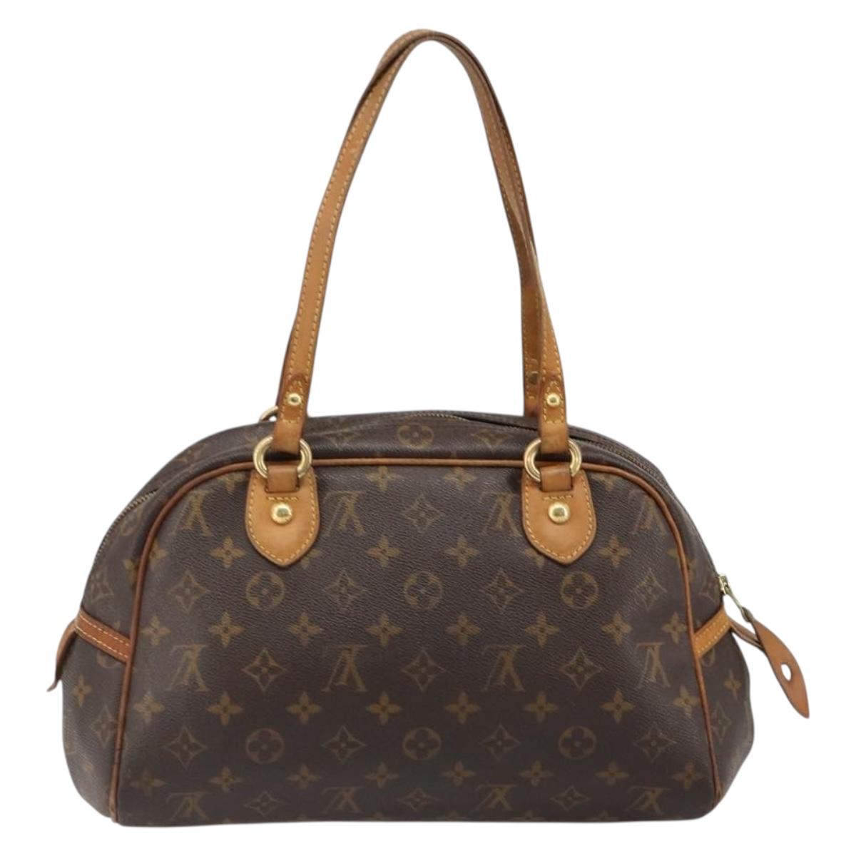 LOUIS VUITTON Monogram Montorgueil PM Hand Bag M95565 LV Auth hk3868