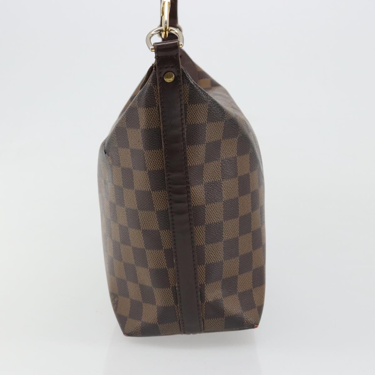 LOUIS VUITTON Damier Ebene Illovo MM Shoulder Bag N51995 LV Auth hk3870