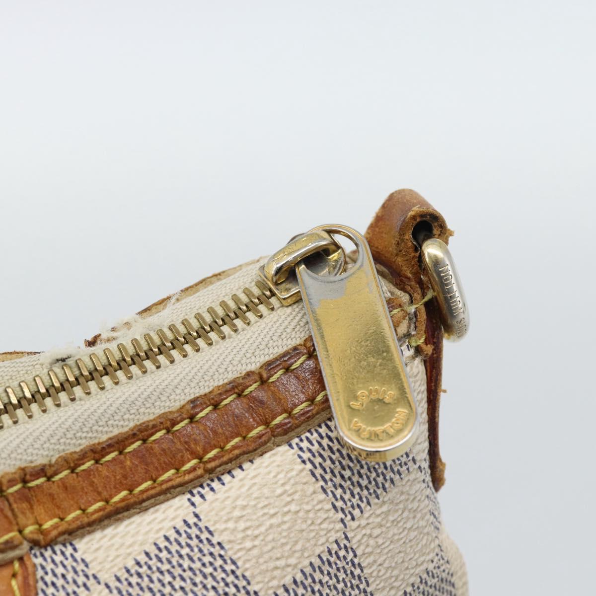 LOUIS VUITTON Damier Azur Siracusa PM Shoulder Bag N41113 LV Auth hk3871