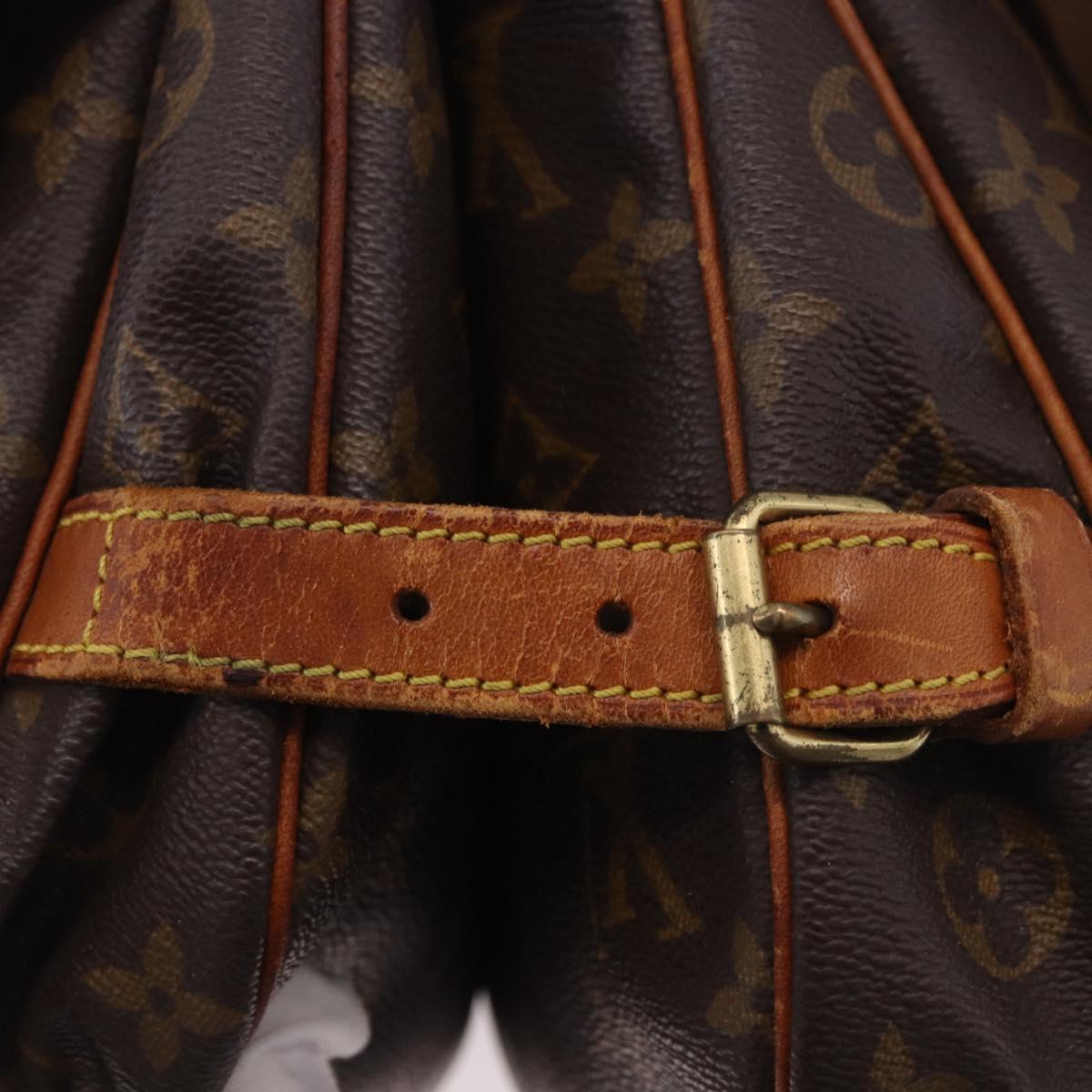 LOUIS VUITTON Monogram Saumur 30 Shoulder Bag M42256 LV Auth hk3873