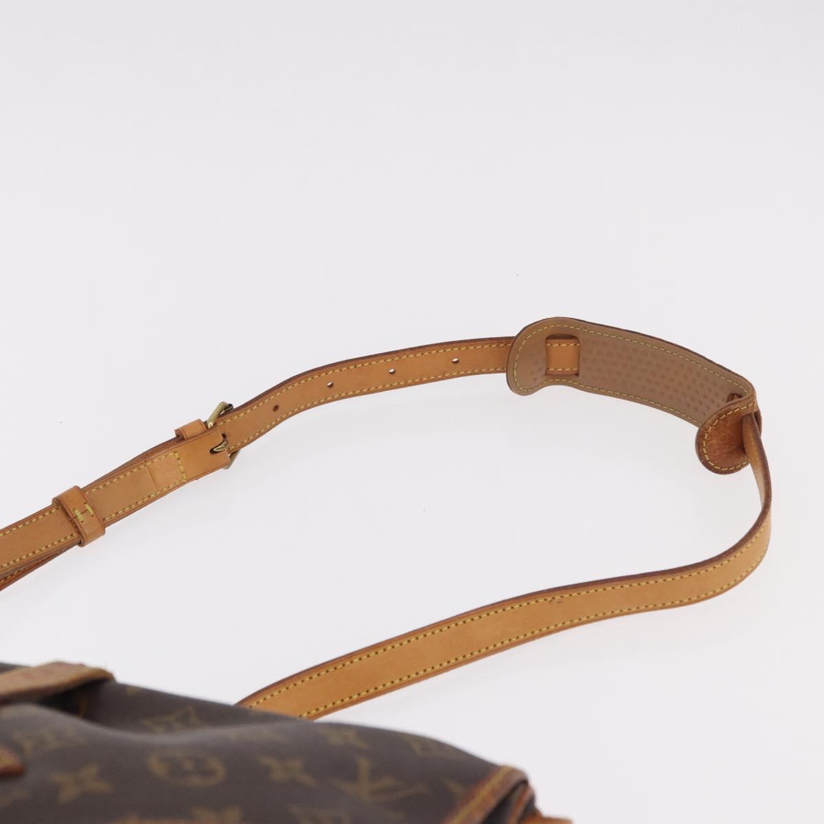 LOUIS VUITTON Monogram Saumur 30 Shoulder Bag M42256 LV Auth hk3873