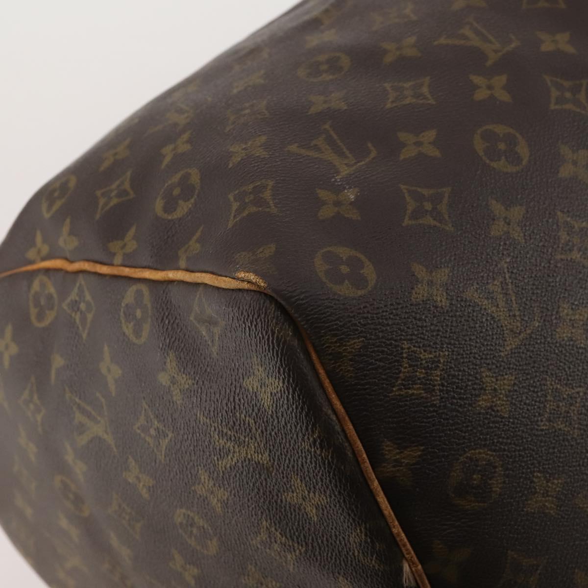 LOUIS VUITTON Monogram Keepall 60 Boston Bag M41422 LV Auth hk3881
