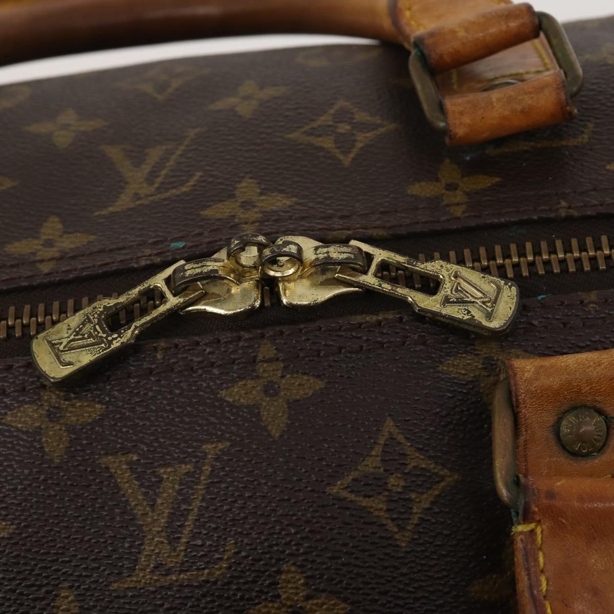 LOUIS VUITTON Monogram Keepall 60 Boston Bag M41422 LV Auth hk3881