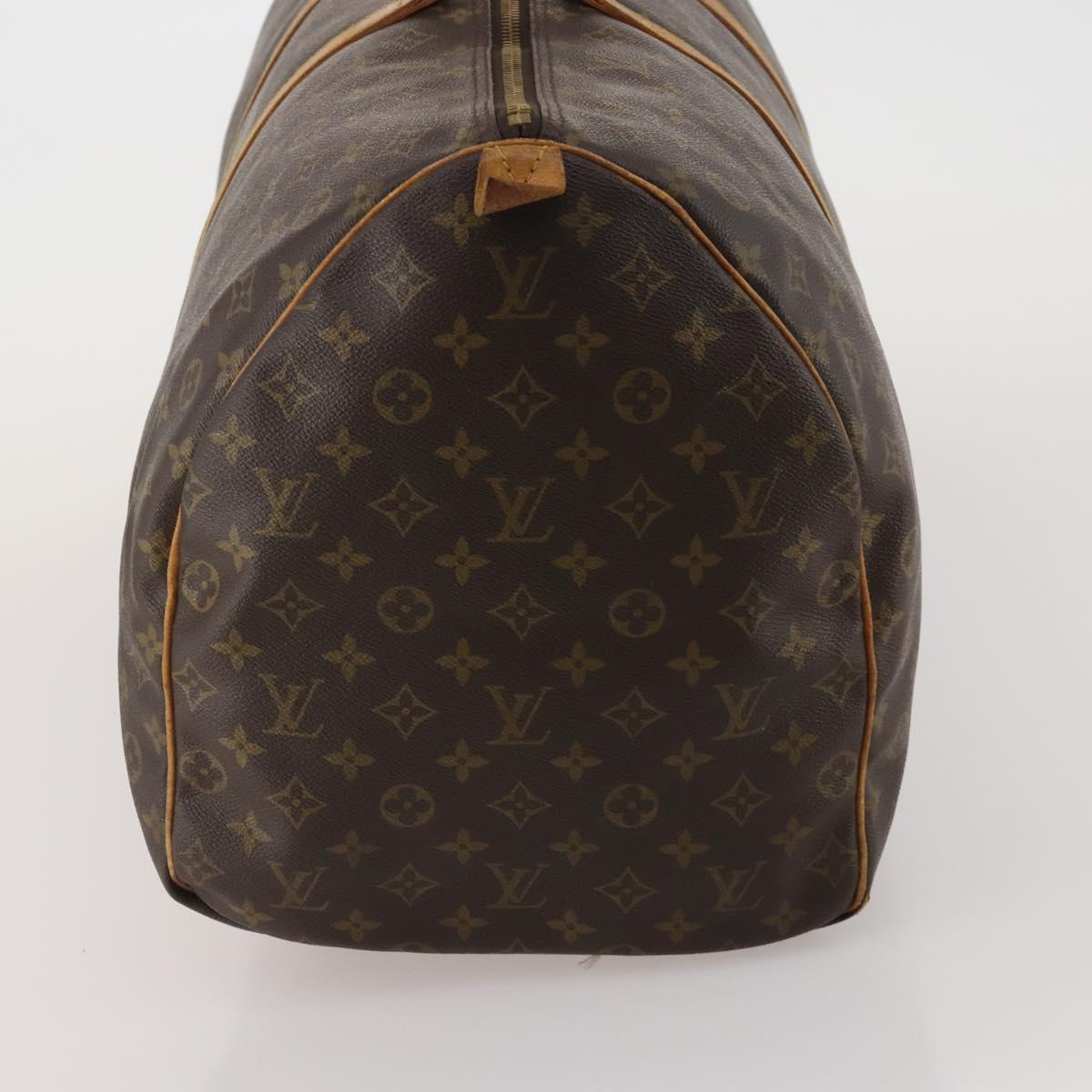 LOUIS VUITTON Monogram Keepall 60 Boston Bag M41422 LV Auth hk3881