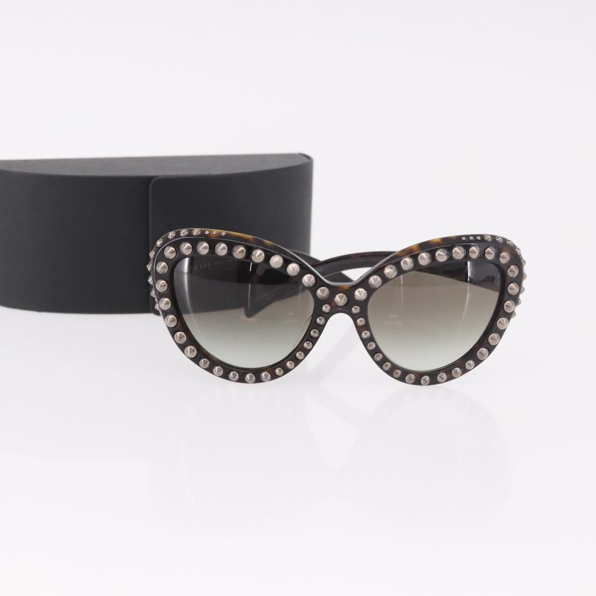 PRADA Sunglasses plastic Black Auth hk3889V