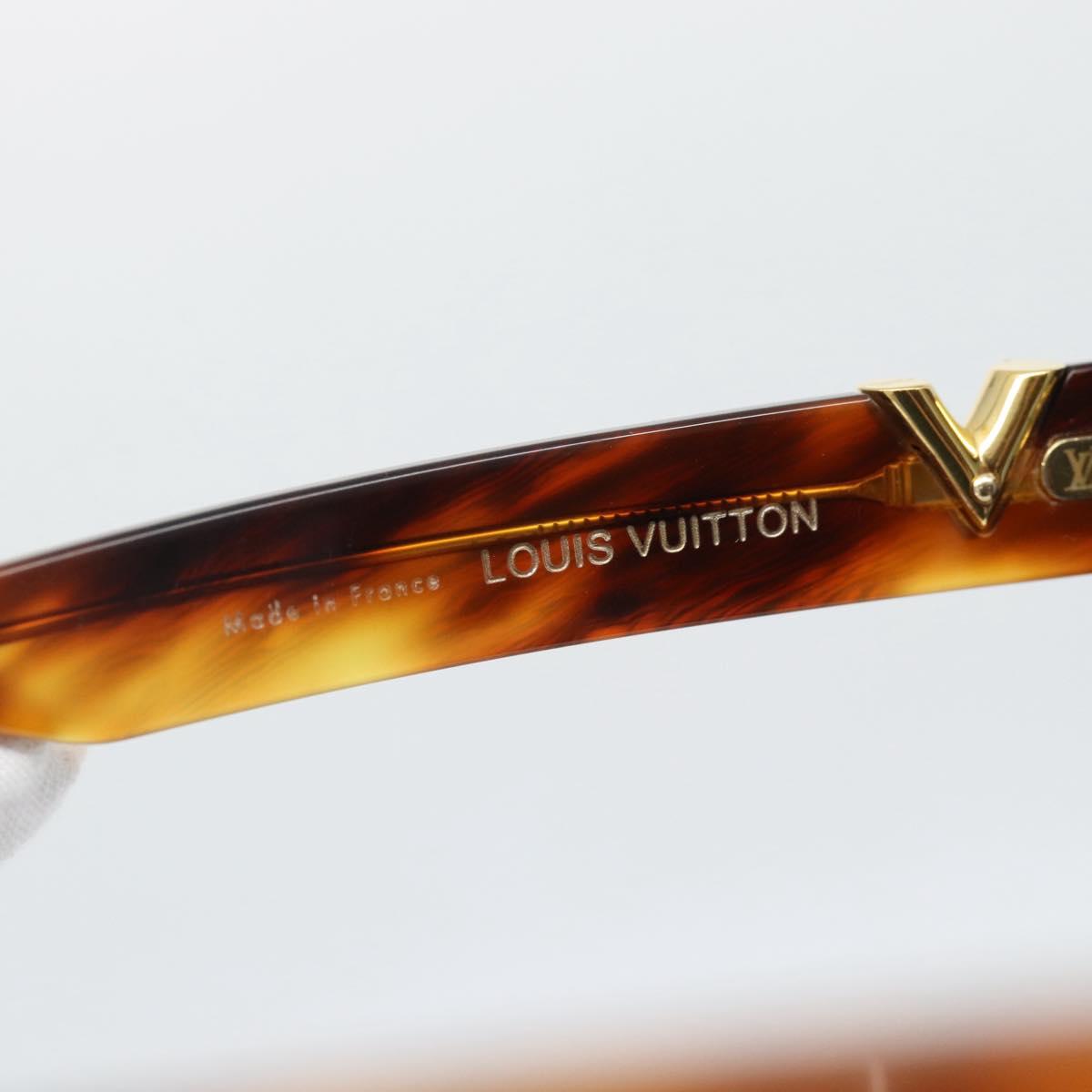 LOUIS VUITTON Lapiscine Sunglasses plastic Brown Z1047U LV Auth hk3890