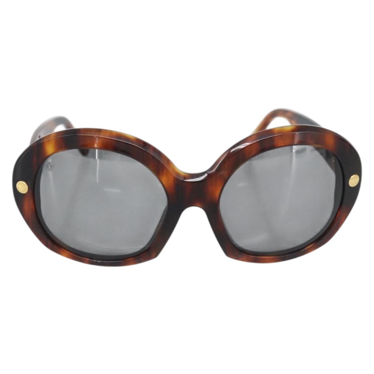 LOUIS VUITTON Lapiscine Sunglasses plastic Brown Z1047U LV Auth hk3890