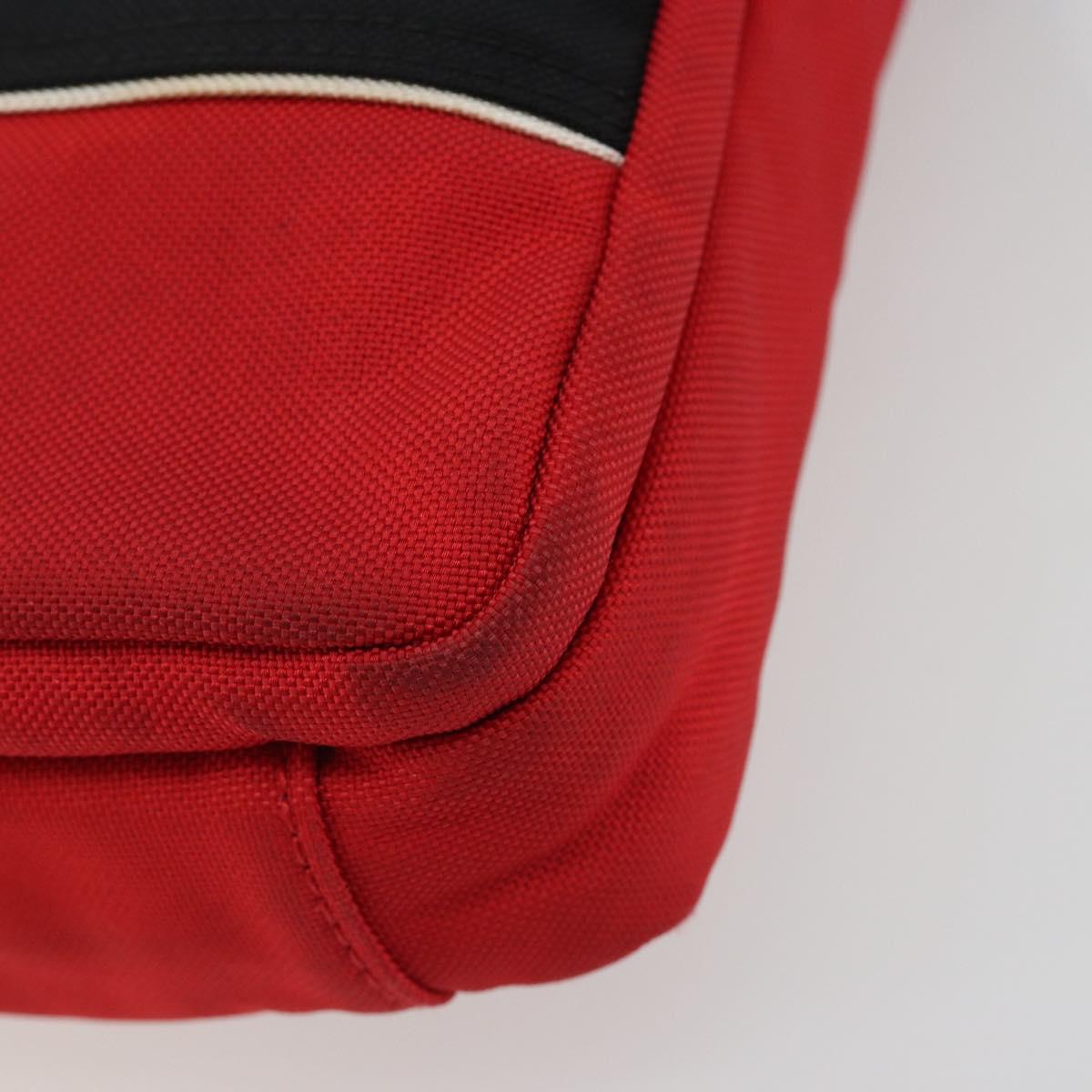 BALENCIAGA Messenger Bag S Shoulder Bag Nylon Red 638657 Auth hk3893
