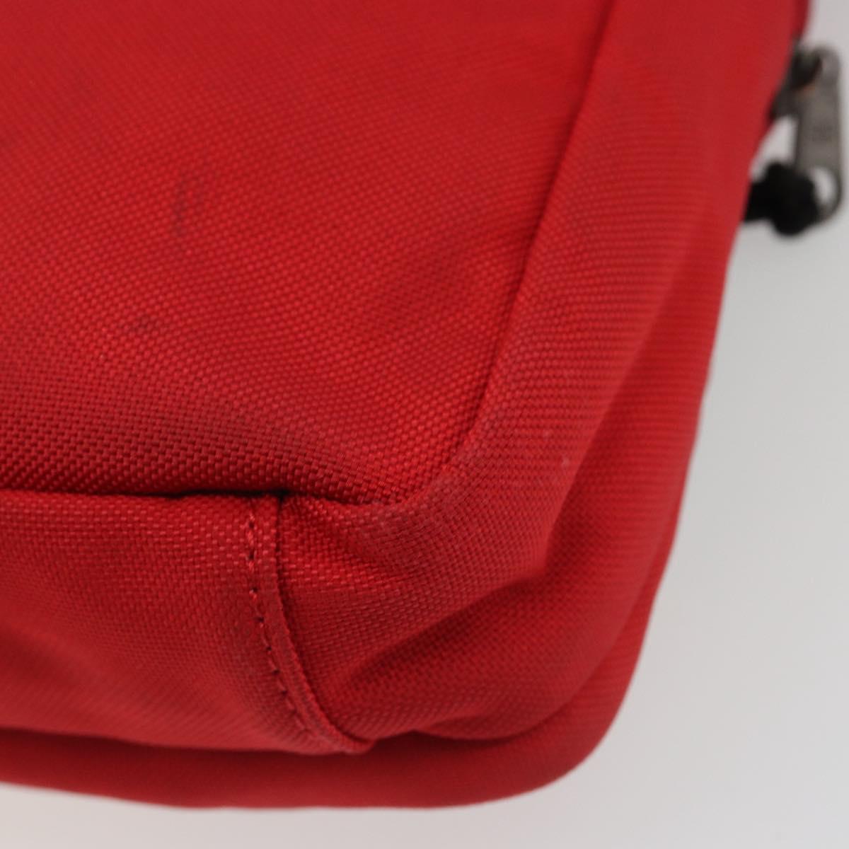BALENCIAGA Messenger Bag S Shoulder Bag Nylon Red 638657 Auth hk3893