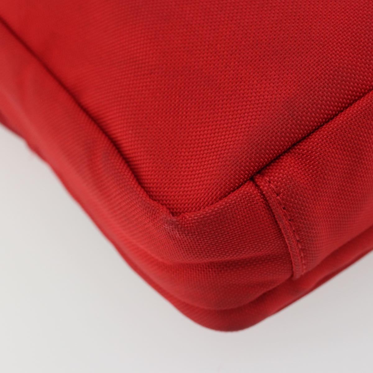 BALENCIAGA Messenger Bag S Shoulder Bag Nylon Red 638657 Auth hk3893