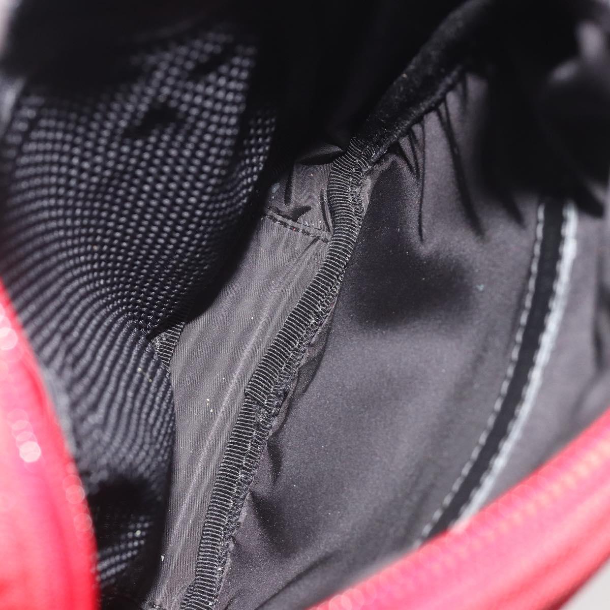BALENCIAGA Messenger Bag S Shoulder Bag Nylon Red 638657 Auth hk3893