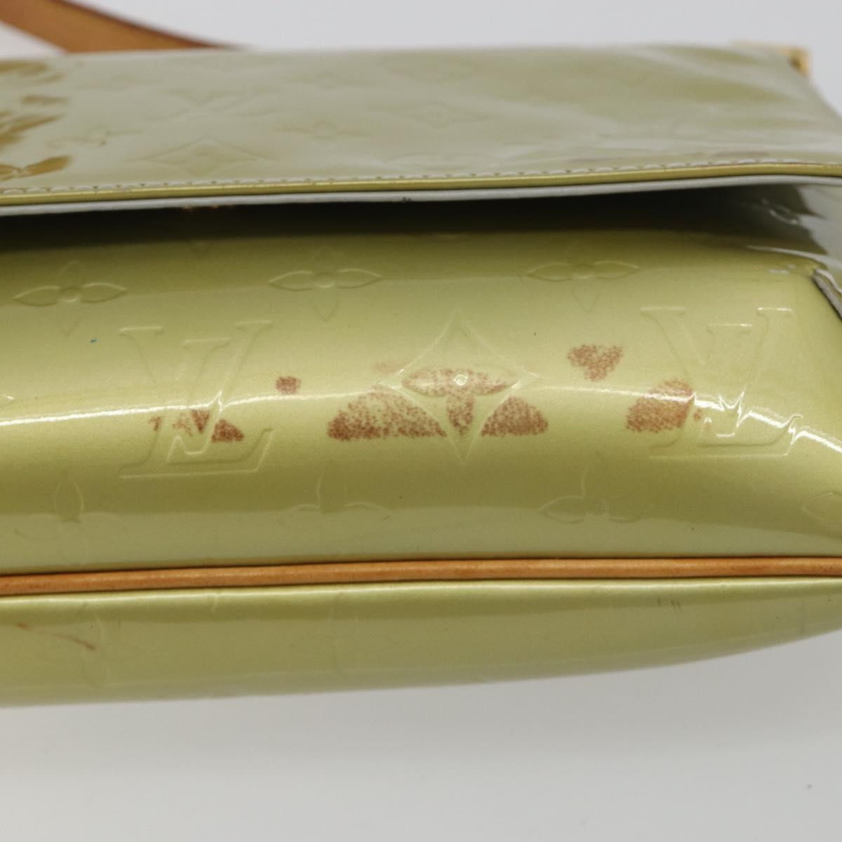 LOUIS VUITTON Monogram Vernis Thompson Street Bag Gris M91008 LV Auth hk3896