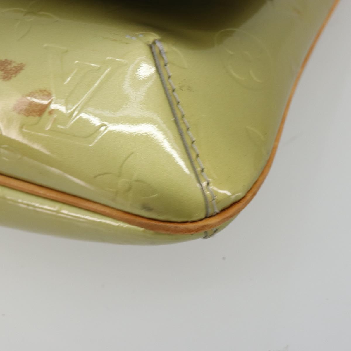 LOUIS VUITTON Monogram Vernis Thompson Street Bag Gris M91008 LV Auth hk3896