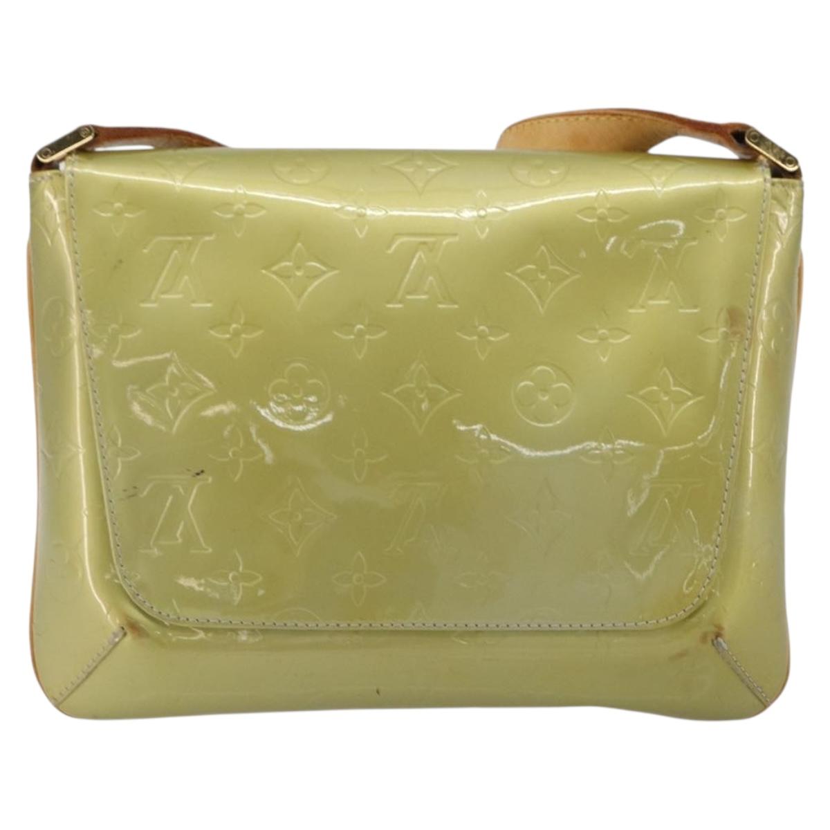 LOUIS VUITTON Monogram Vernis Thompson Street Bag Gris M91008 LV Auth hk3896