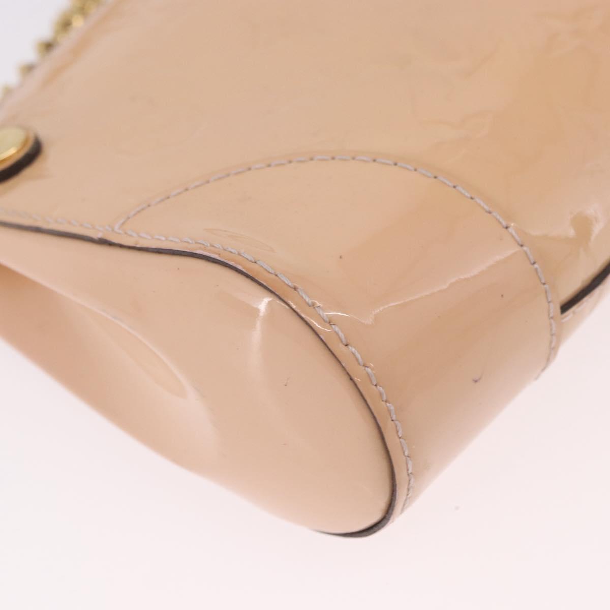 LOUIS VUITTON Vernis Santa Monica Clutch 2way Rose Valerine M50410 Auth hk3897