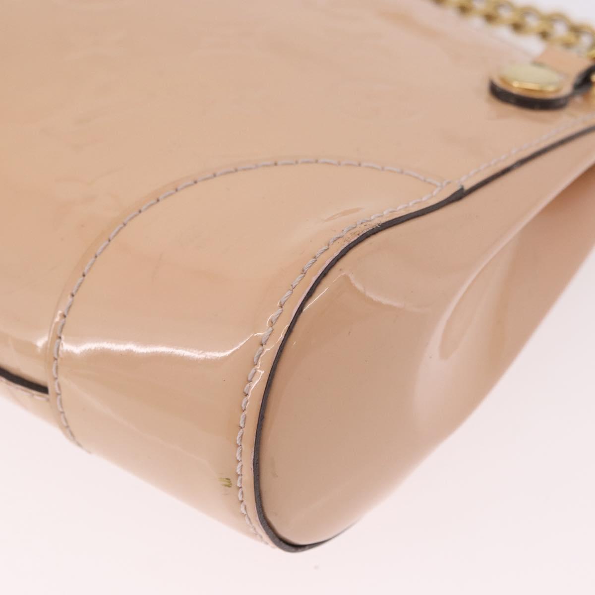 LOUIS VUITTON Vernis Santa Monica Clutch 2way Rose Valerine M50410 Auth hk3897
