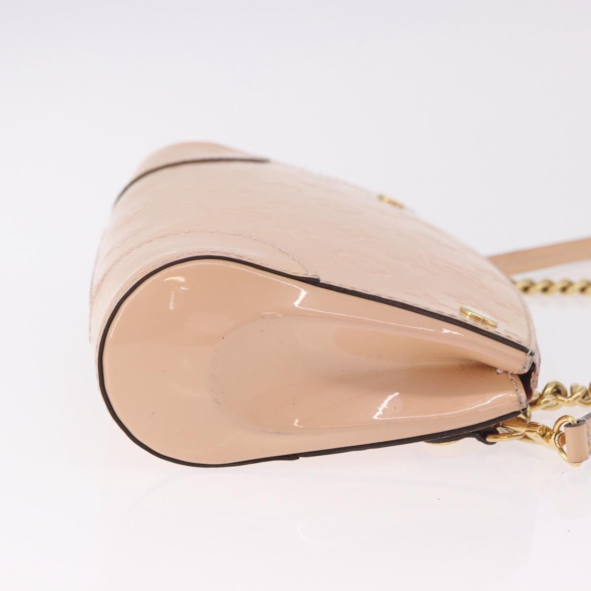LOUIS VUITTON Vernis Santa Monica Clutch 2way Rose Valerine M50410 Auth hk3897