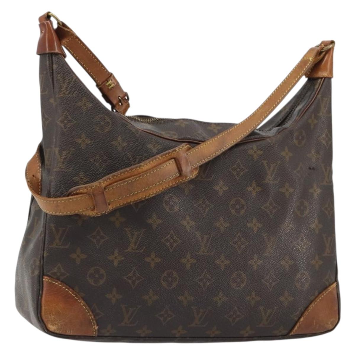LOUIS VUITTON Monogram Boulogne 35 Shoulder Bag M51260 LV Auth hk3899