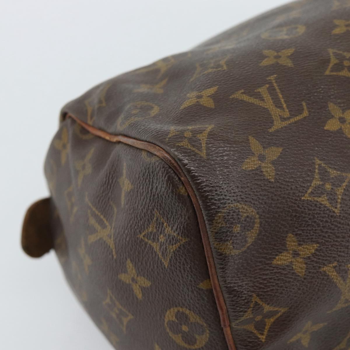 LOUIS VUITTON Monogram Speedy 25 Hand Bag M41528 LV Auth hk3902